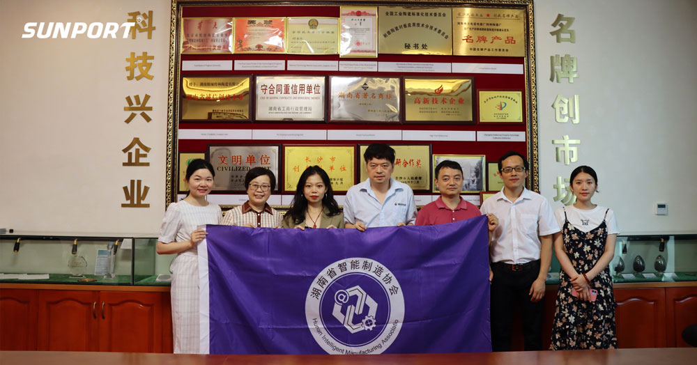 湖南省智能制造协会领导来访尊龙抖圈官网工作交流