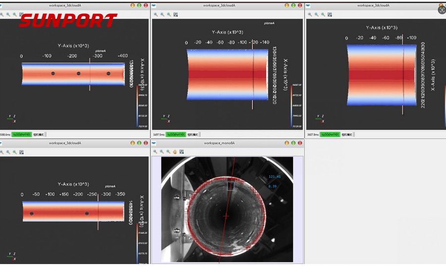 尊龙抖圈官网智能工业视觉检测方案：3D相机在钢管尺寸及同轴度检测中的深度应用